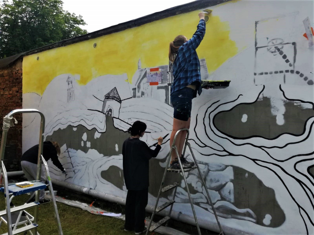 Tarnowskie Góry. Kolejny mural w mieście