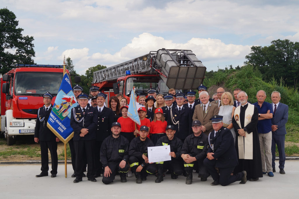 Wmurowano kamień węgielny pod budowę remizy