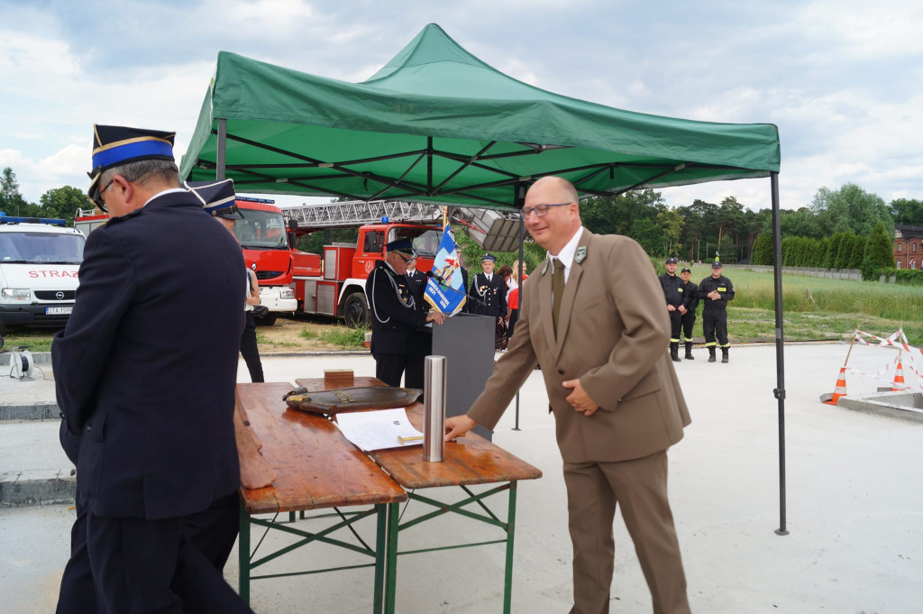 Wmurowano kamień węgielny pod budowę remizy