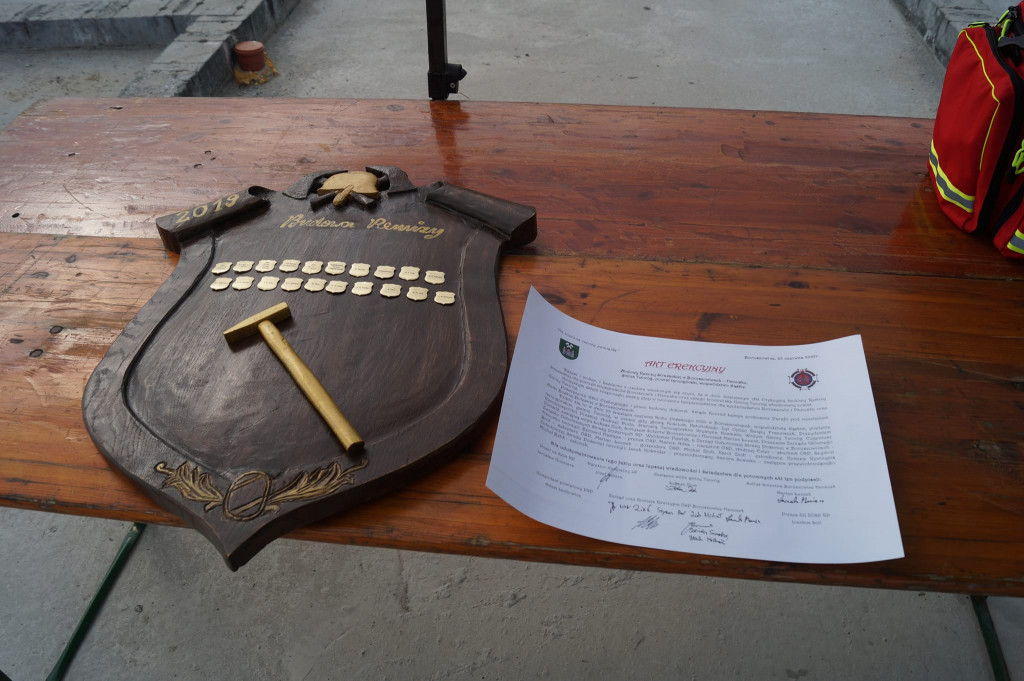 Wmurowano kamień węgielny pod budowę remizy