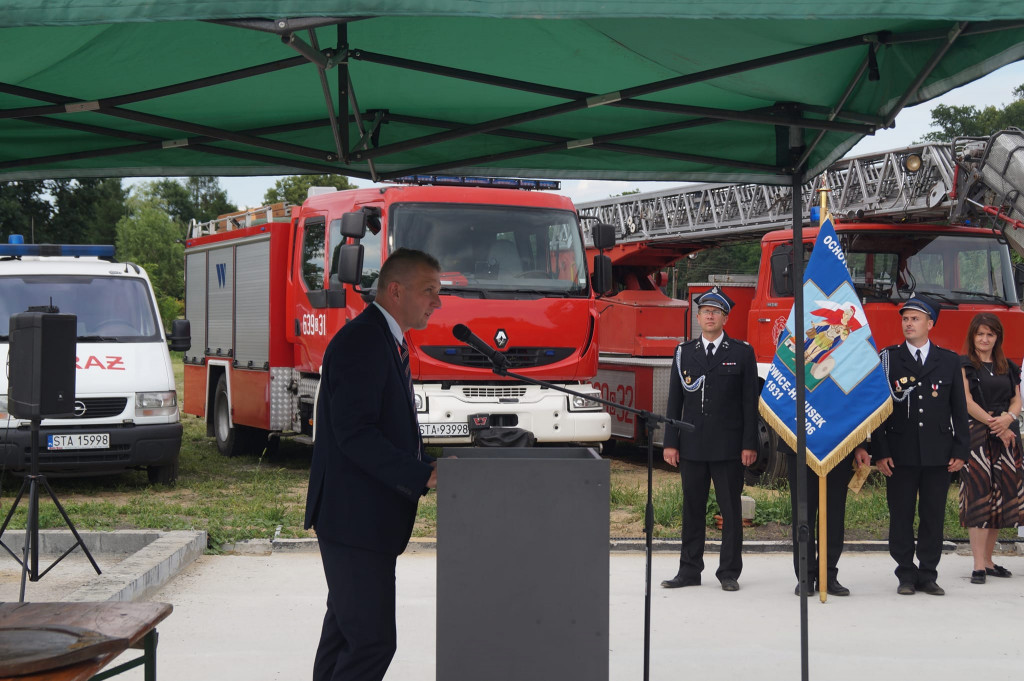 Wmurowano kamień węgielny pod budowę remizy