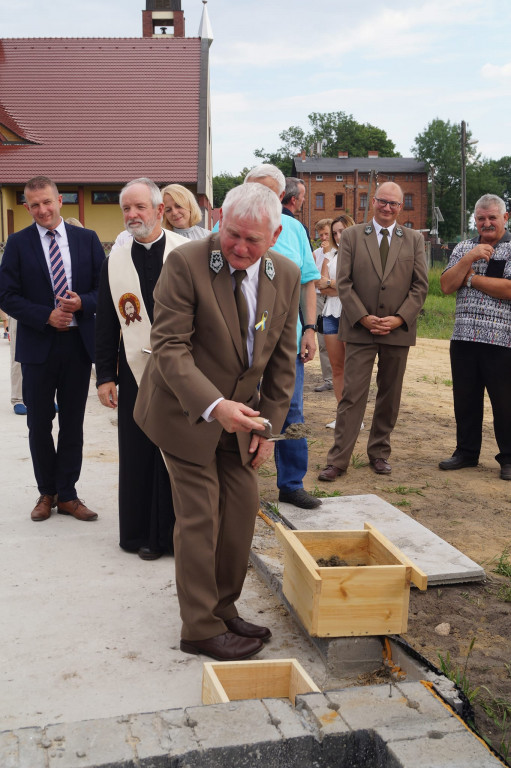 Wmurowano kamień węgielny pod budowę remizy