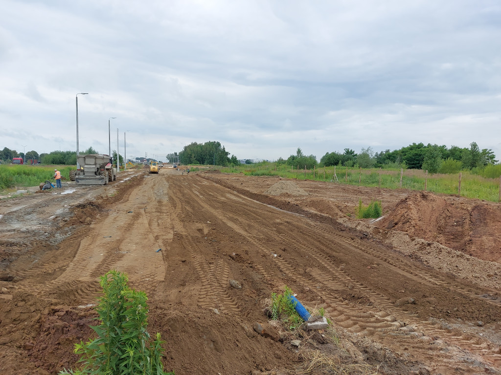 Budowa kolei do lotniska w Pyrzowicach