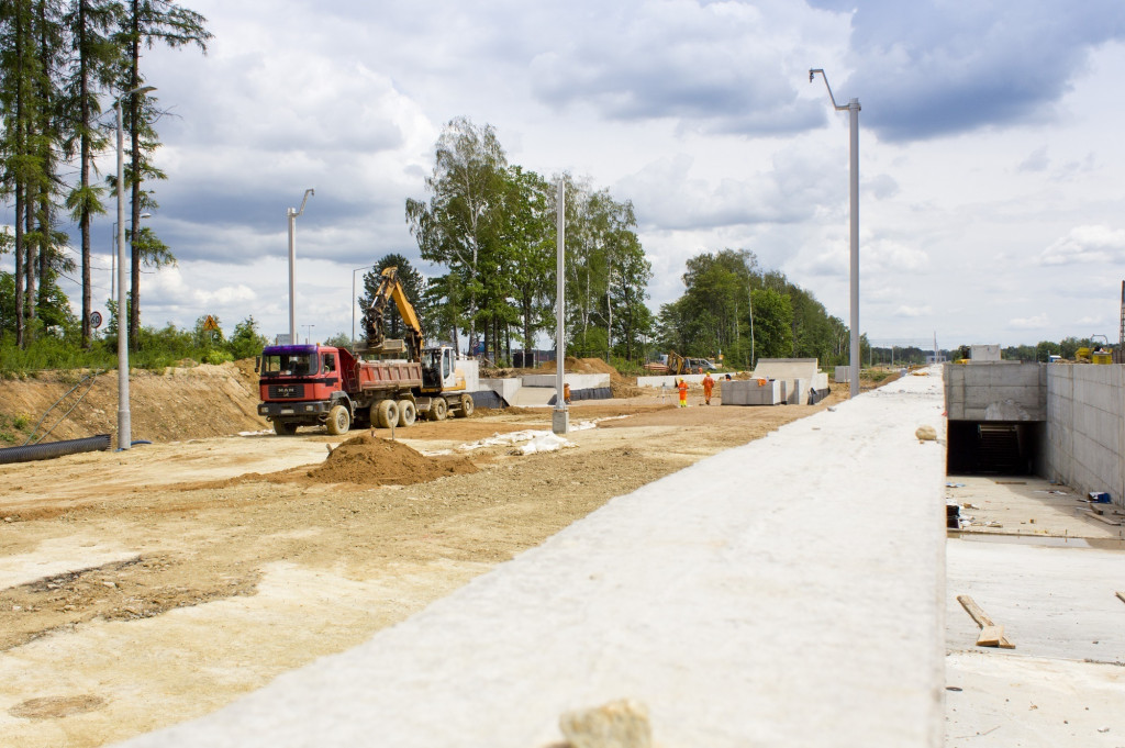 Budowa kolei do lotniska w Pyrzowicach