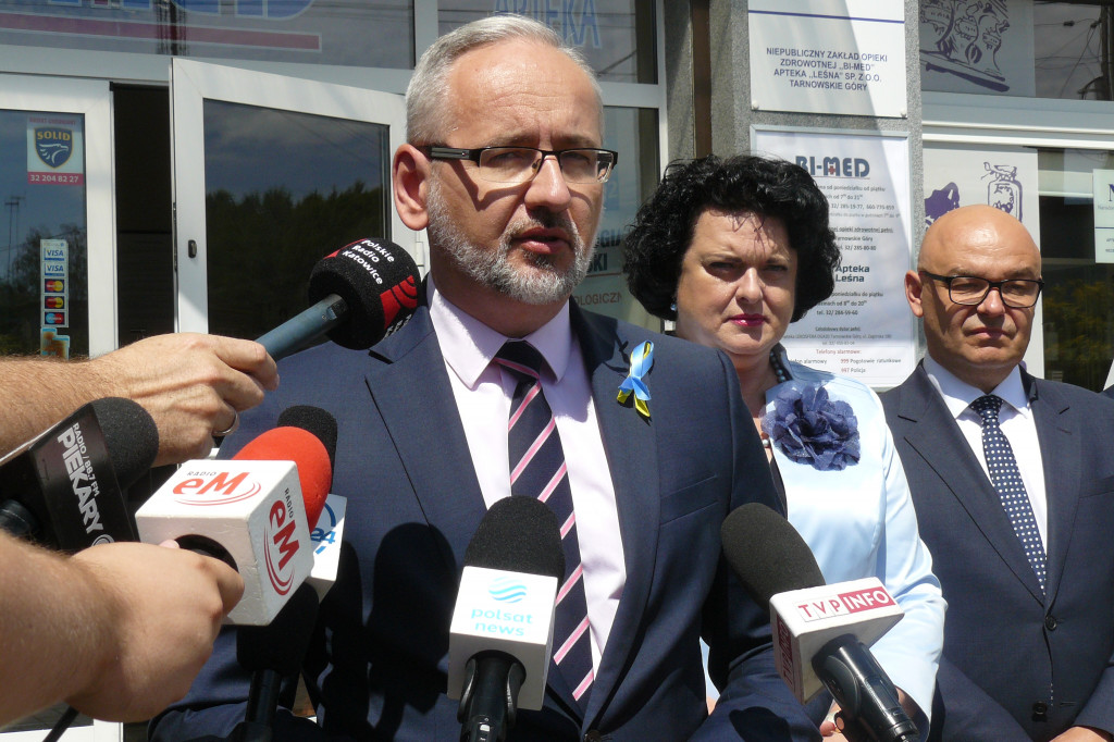 Tarnowskie Góry. Minister Niedzielski w Bi-Medzie