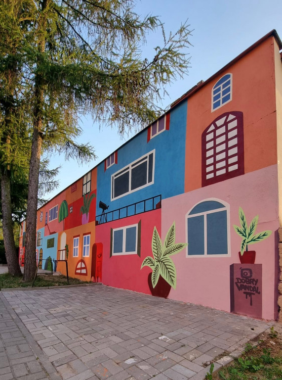 Dwa murale w Reptach Śląskich