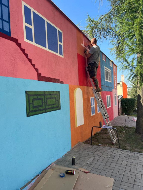 Dwa murale w Reptach Śląskich