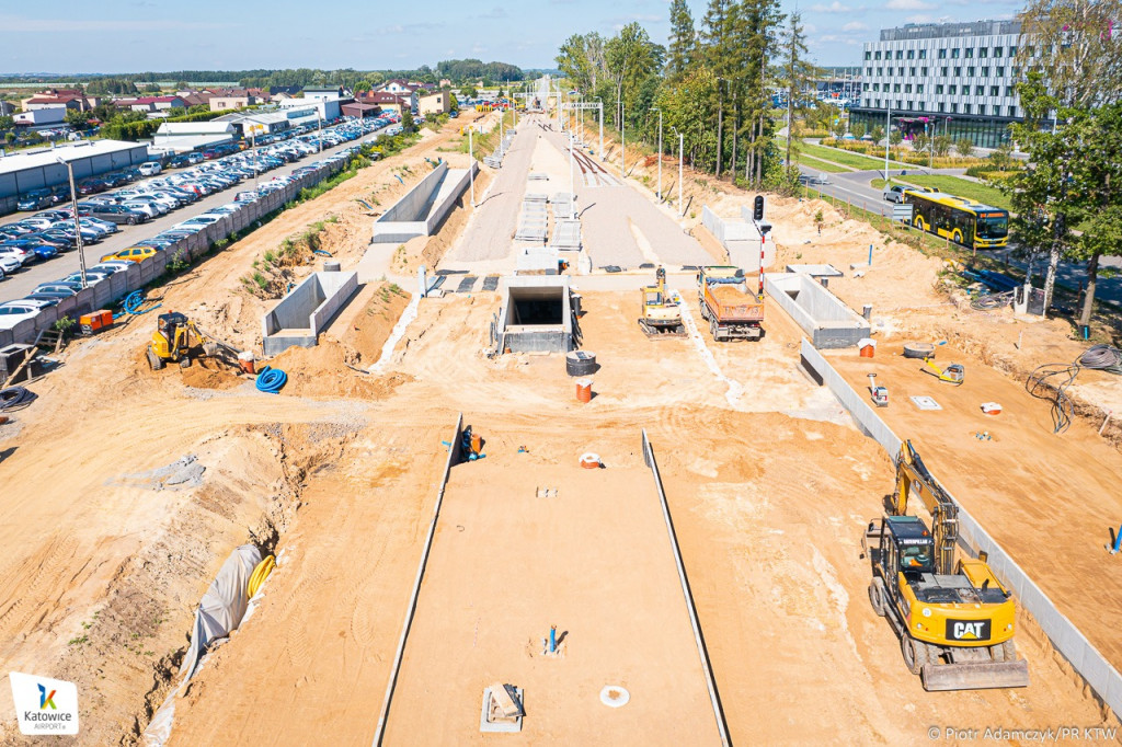 Powstaje stacja kolejowa Pyrzowice Lotnisko