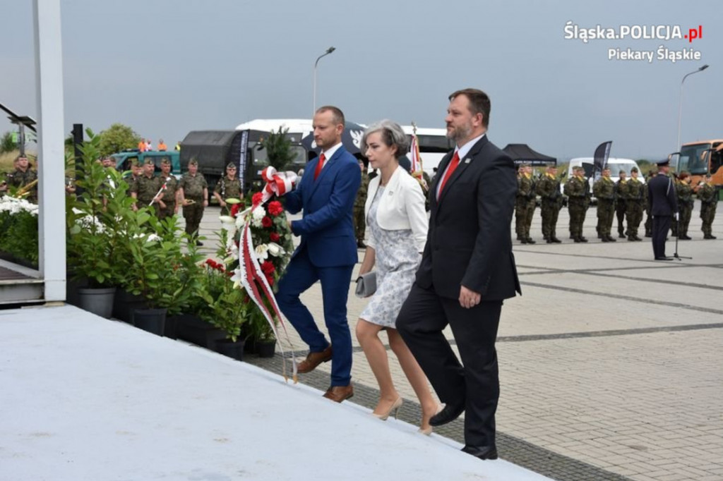 Uroczystości pod Kopcem Wyzwolenia