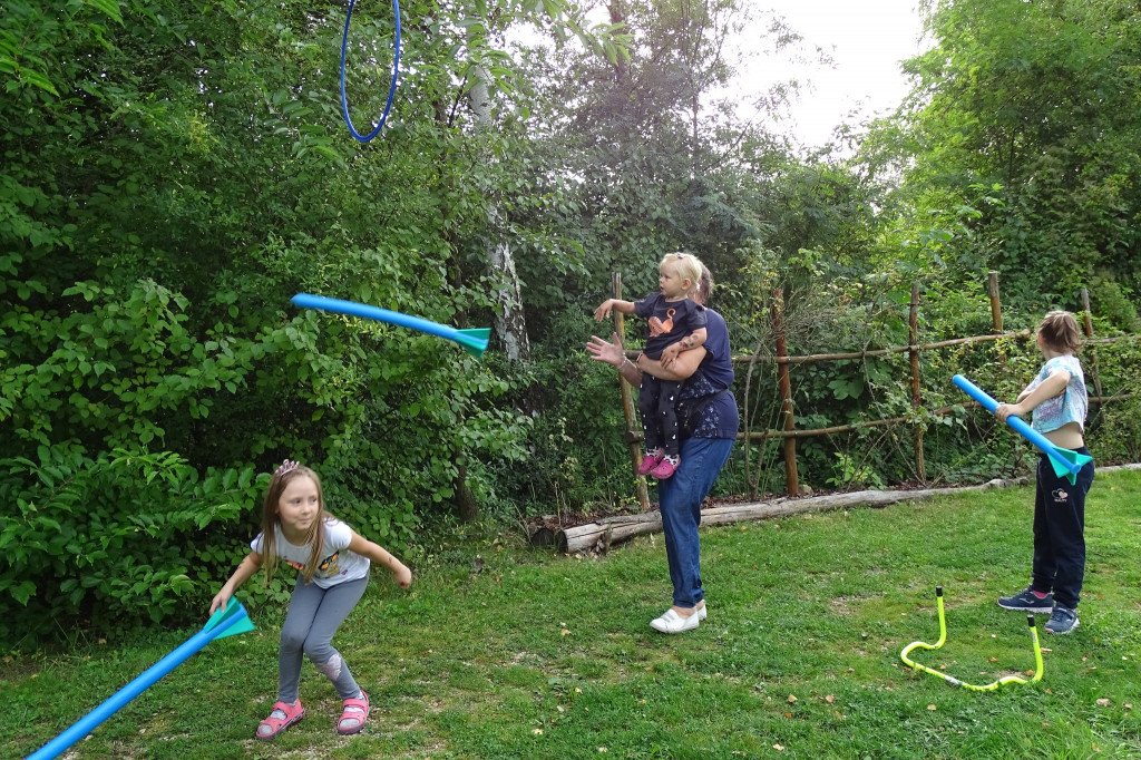 Piknik w ogrodzie botanicznym