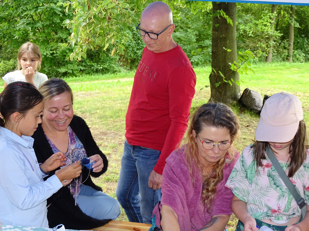 Piknik w ogrodzie botanicznym