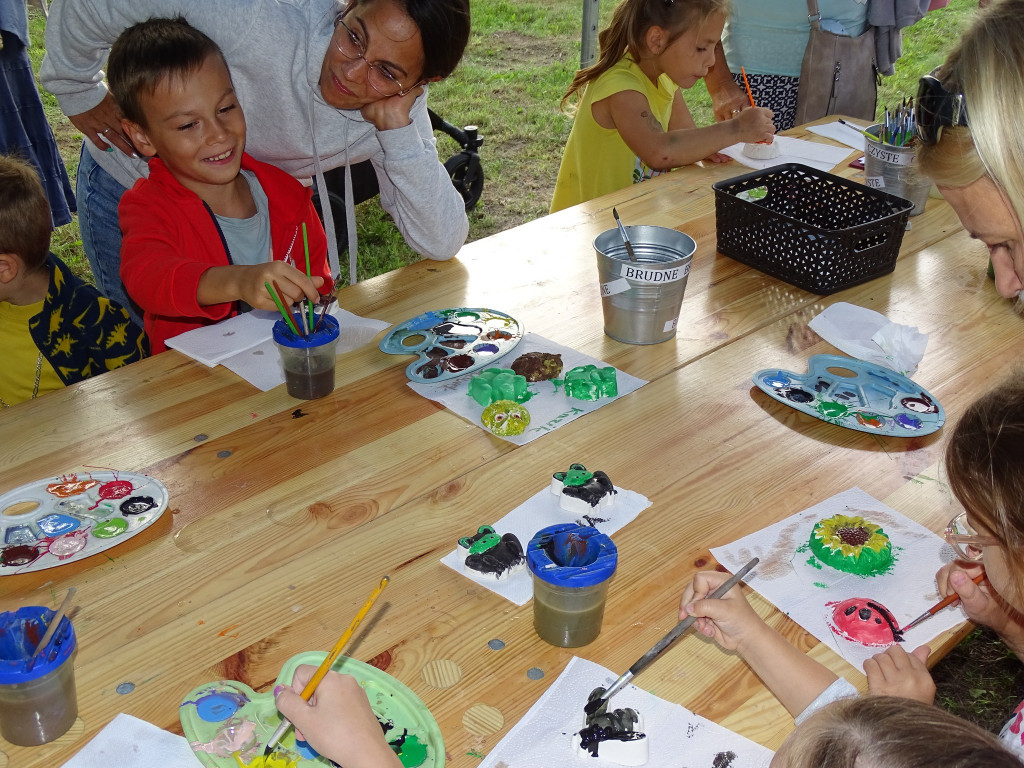 Piknik w ogrodzie botanicznym