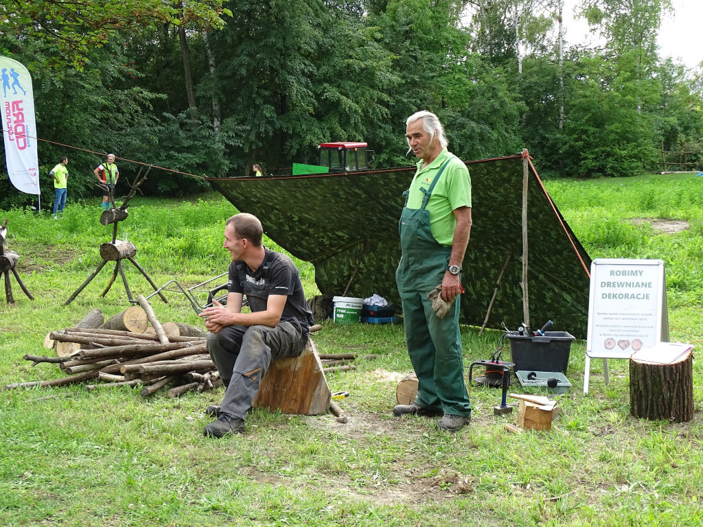Piknik w ogrodzie botanicznym