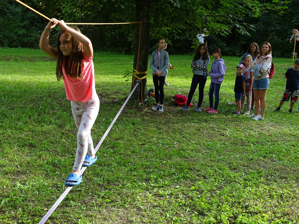 Piknik w ogrodzie botanicznym