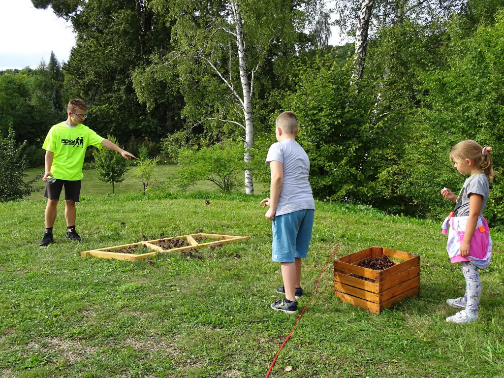 Piknik w ogrodzie botanicznym