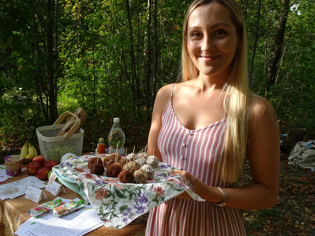 Piknik w ogrodzie botanicznym