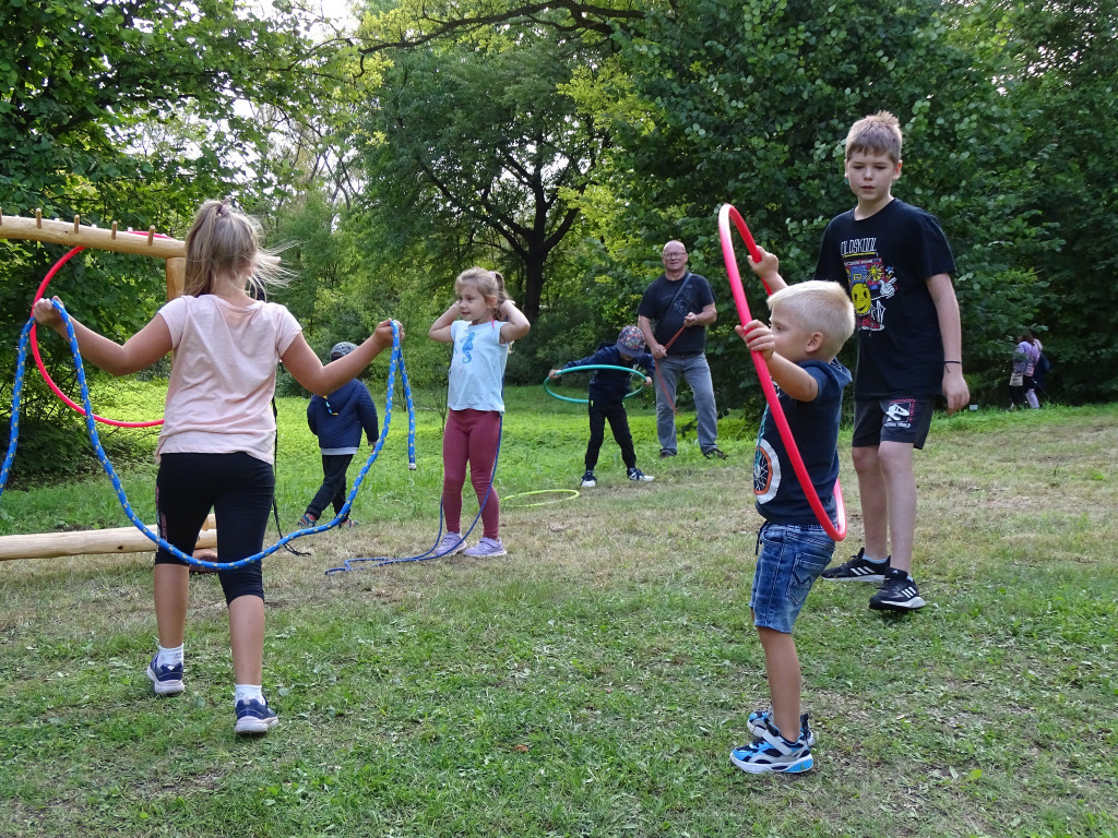 Piknik w ogrodzie botanicznym