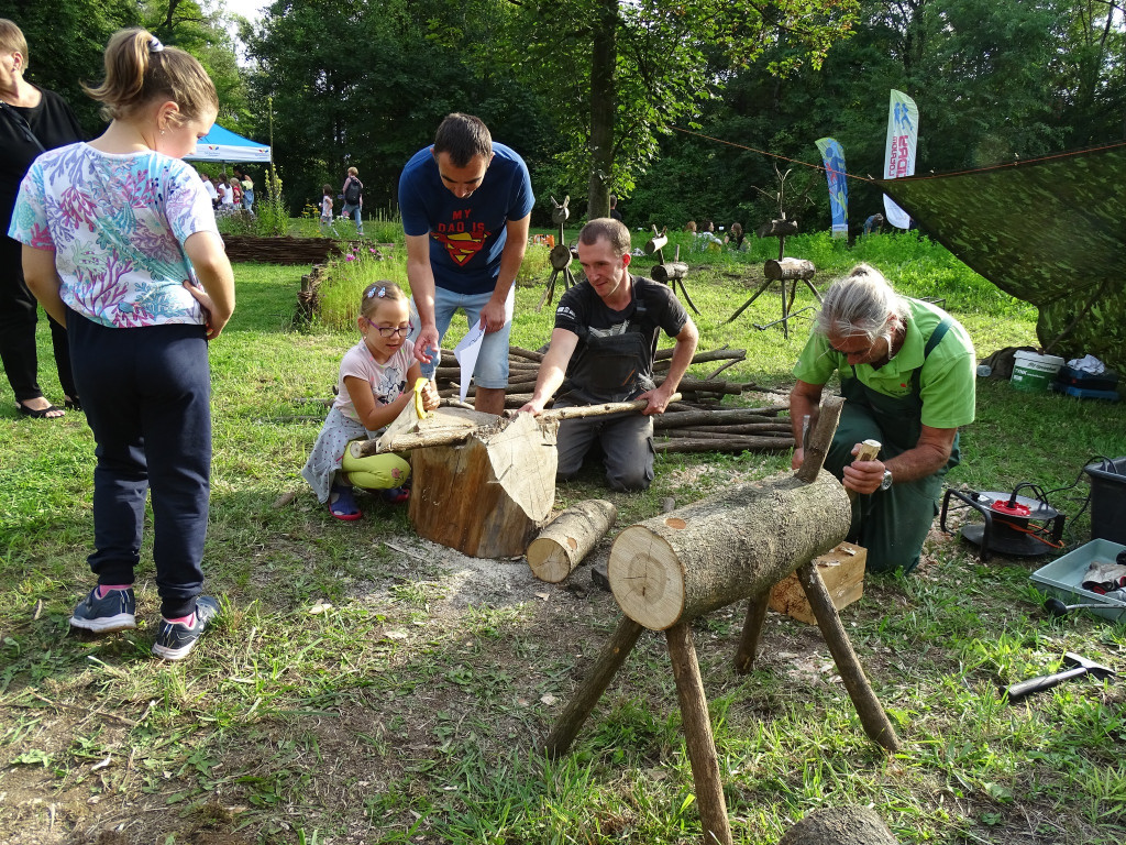 Piknik w ogrodzie botanicznym