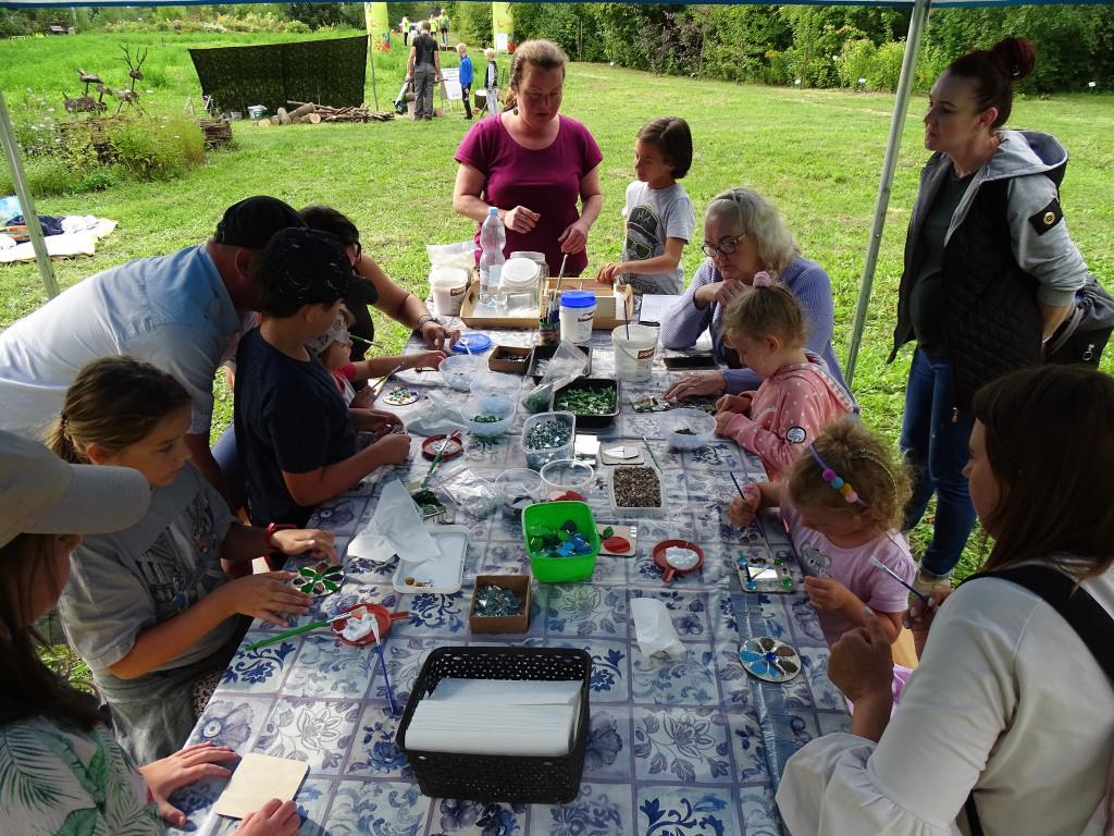 Piknik w ogrodzie botanicznym