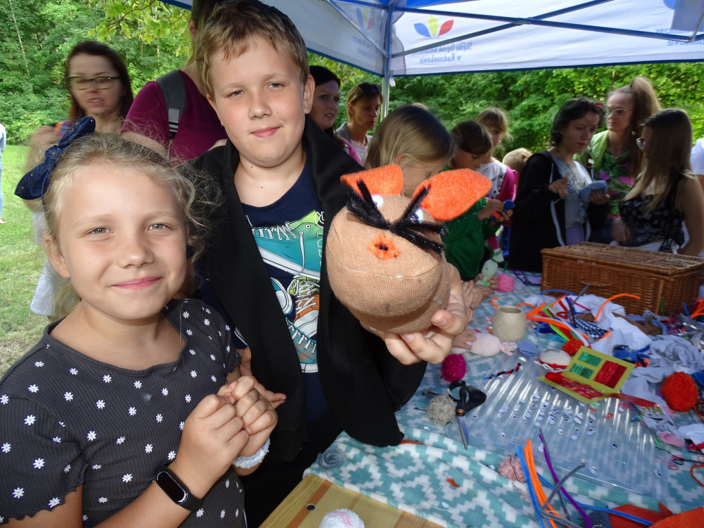 Piknik w ogrodzie botanicznym