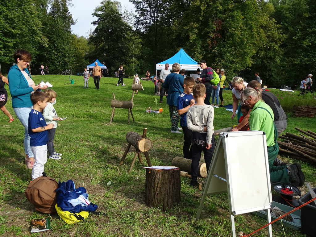 Piknik w ogrodzie botanicznym
