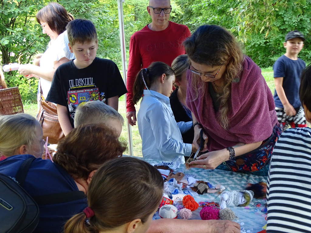 Piknik w ogrodzie botanicznym