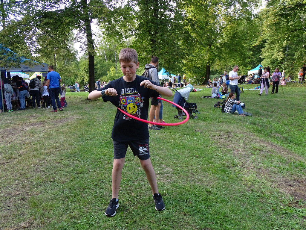 Piknik w ogrodzie botanicznym