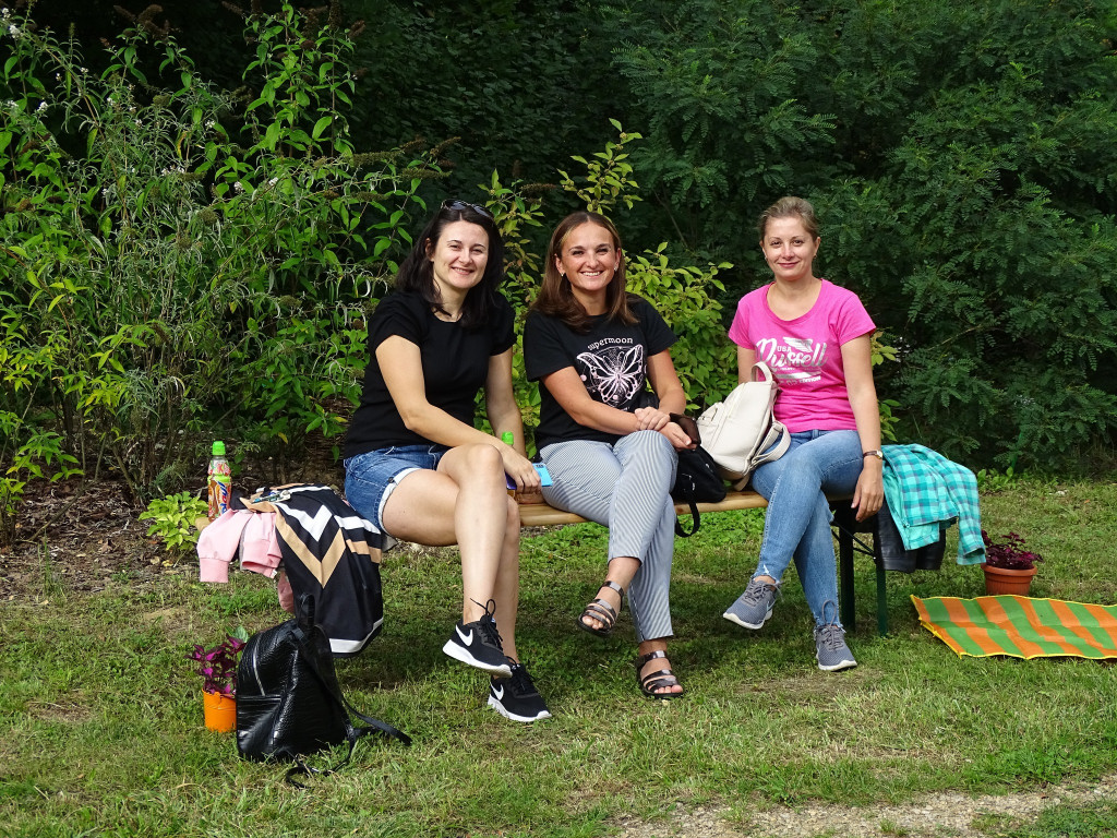 Piknik w ogrodzie botanicznym