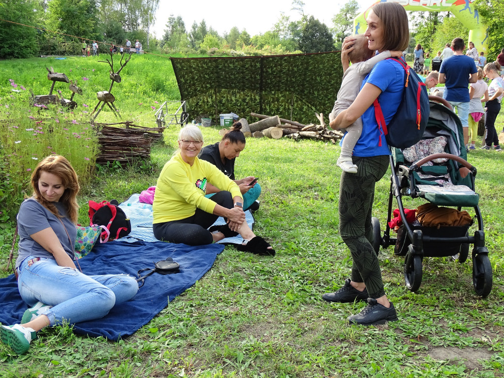 Piknik w ogrodzie botanicznym