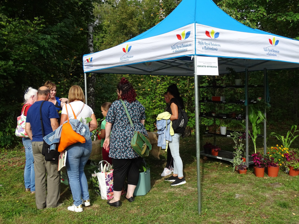 Piknik w ogrodzie botanicznym
