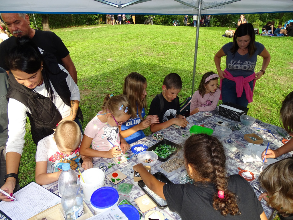 Piknik w ogrodzie botanicznym