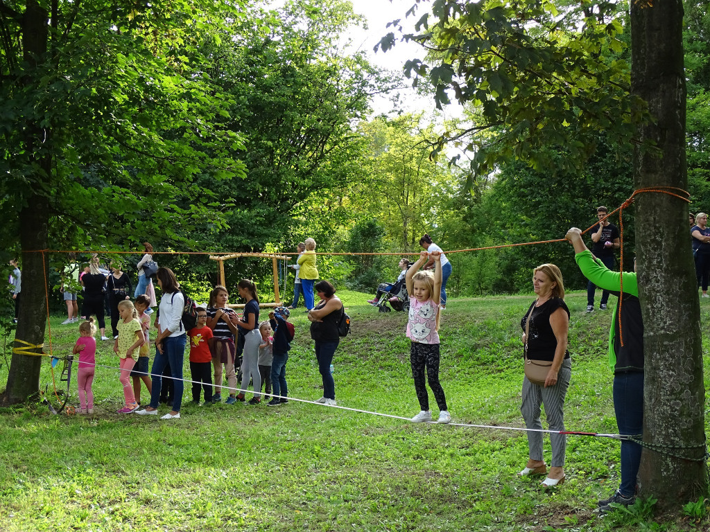 Piknik w ogrodzie botanicznym