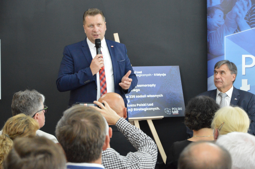 Minister Przemysław Czarnek w Tarnowskich Górach