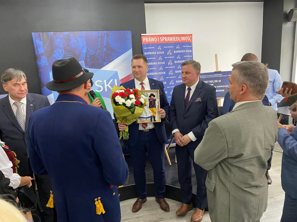 Minister Przemysław Czarnek w Tarnowskich Górach