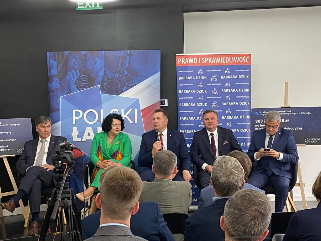 Minister Przemysław Czarnek w Tarnowskich Górach