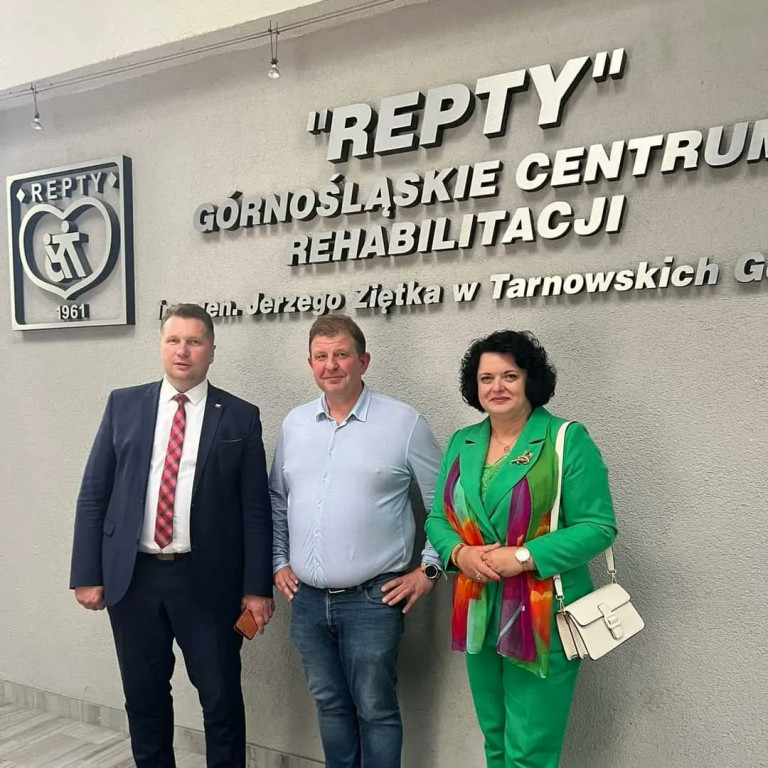 Minister Przemysław Czarnek w Tarnowskich Górach