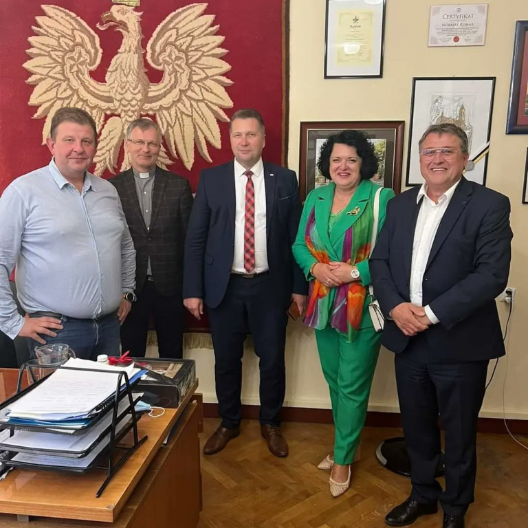 Minister Przemysław Czarnek w Tarnowskich Górach