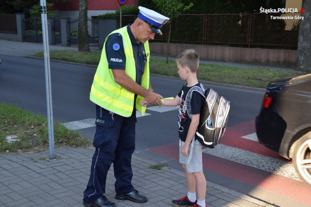 Akcja policji przy Szkole Podstawowej nr 3