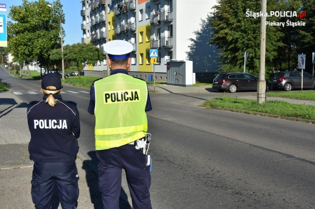 Akcja policji przy Szkole Podstawowej nr 3