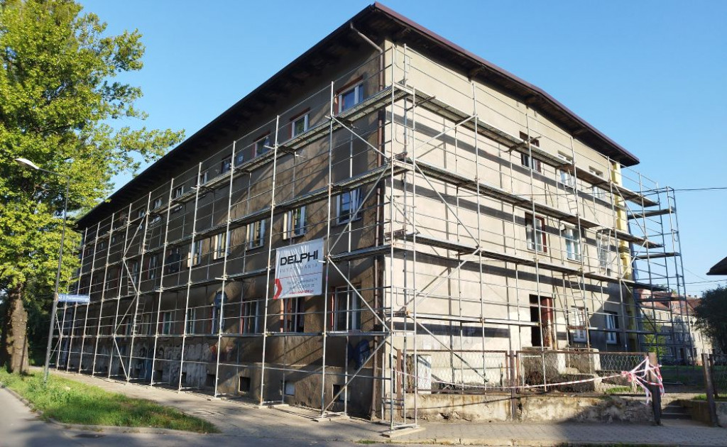 Remont przy Roździeńskiego