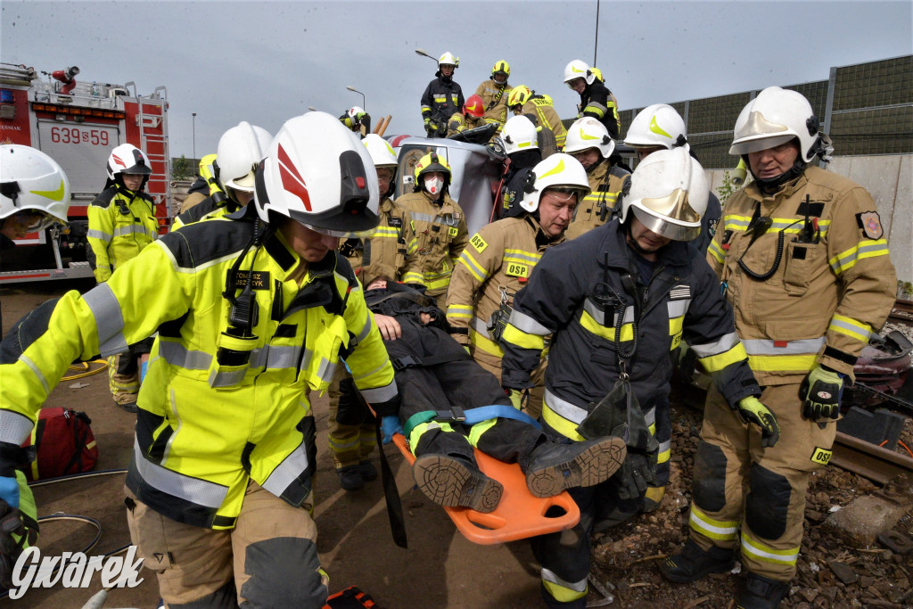 Tarnowskie Góry - katastrofa kolejowa (symulacja)