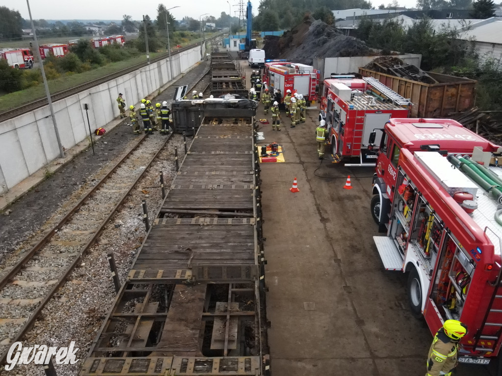 Tarnowskie Góry - katastrofa kolejowa (symulacja)