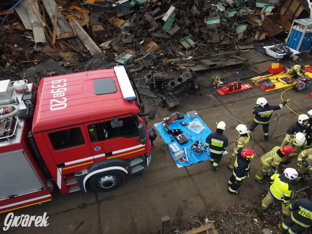 Tarnowskie Góry - katastrofa kolejowa (symulacja)