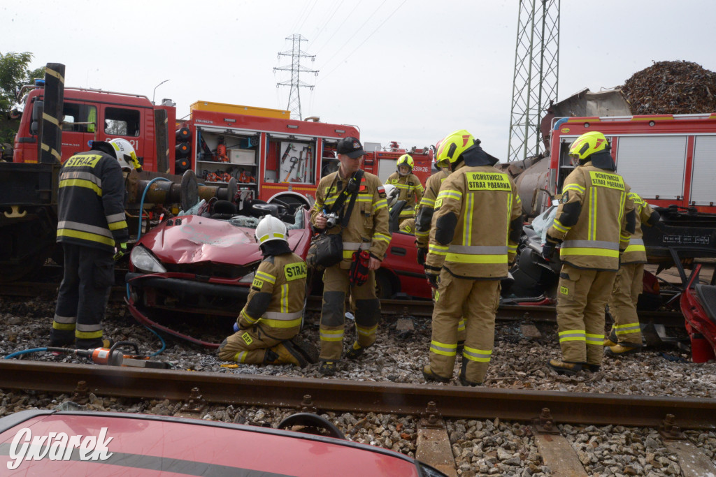Tarnowskie Góry - katastrofa kolejowa (symulacja)