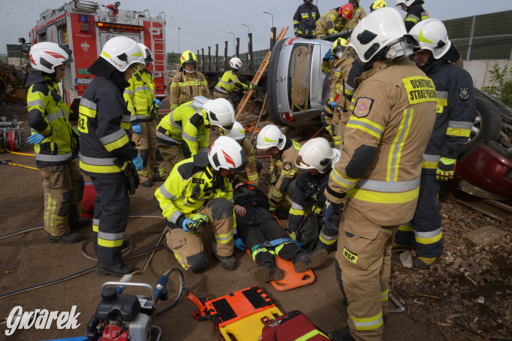 Tarnowskie Góry - katastrofa kolejowa (symulacja)