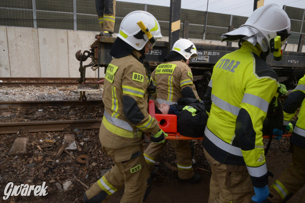 Tarnowskie Góry - katastrofa kolejowa (symulacja)