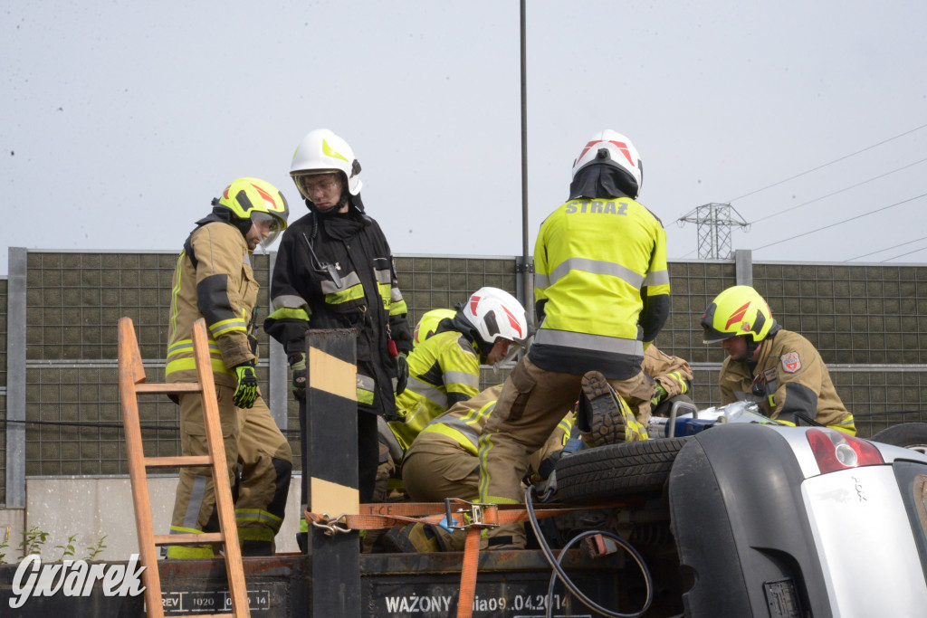 Tarnowskie Góry - katastrofa kolejowa (symulacja)