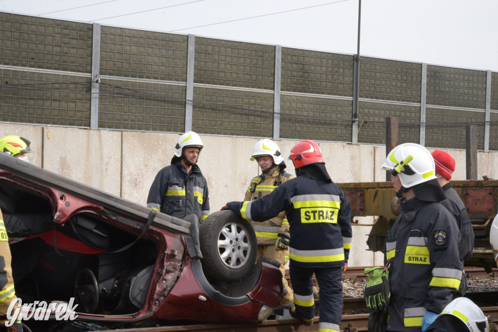 Tarnowskie Góry - katastrofa kolejowa (symulacja)