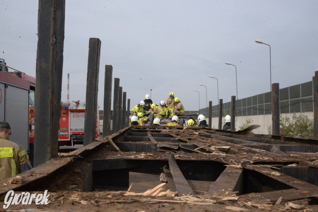 Tarnowskie Góry - katastrofa kolejowa (symulacja)