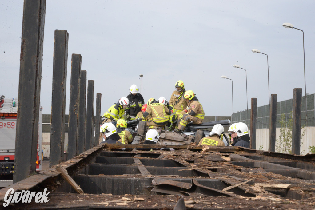 Tarnowskie Góry - katastrofa kolejowa (symulacja)
